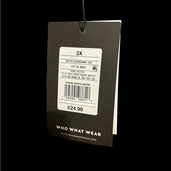 Stretch Leopard Shirt 3X - Picture 2 of 2